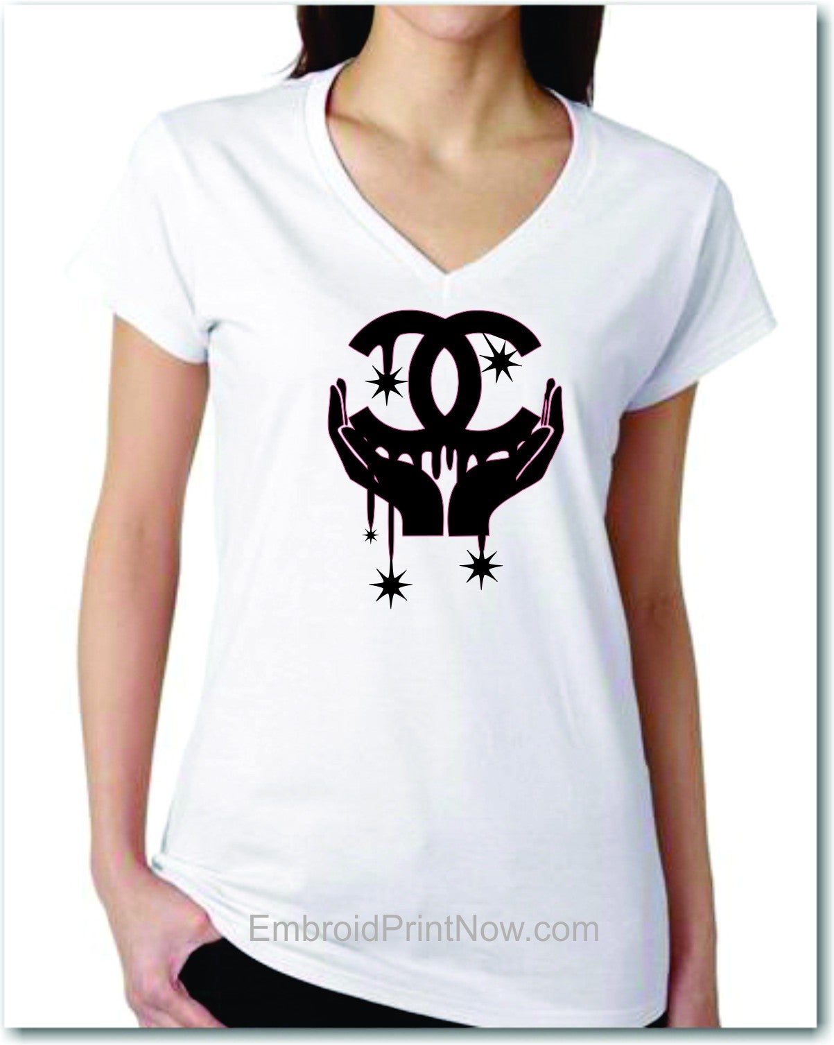 Diy Chanel T Shirt · How To Paint A T Shirt · Stencilling on Cut Out + Keep